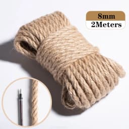 Natural Vintage Jute Rope Twine Roll Sewing Christmas Crafts Jute Cord Thread Wedding Handmade DIY Party Ribbon Bows Decoration