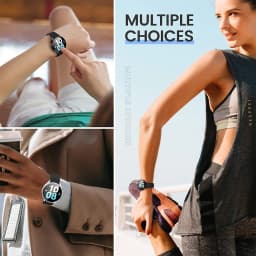 Case for Samsung Galaxy Watch 4 5 6 7 40mm 44mm Protector Cover Coverage Silicone TPU Bumper Screen Protection Full Accessories