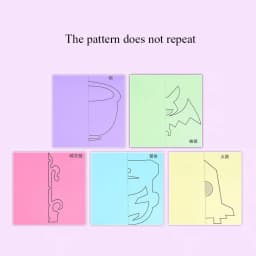 96 Pcs Children Cartoon DIY Colorful Paper Cutting Folding Toys Kids Craft Animal Handcraft Paper Art Learning Educational Toys