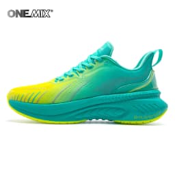 ONEMIX White Road Running Shoes for Men Air Cushion Outdoor Sport Shoes Male Trainers Summer Jogging Shoes Women Footwear