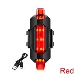 USB Rechargeable Bike Light Set Front Light with Taillight Easy to Install 3 Modes Bicycle Accessories for the Bicycle