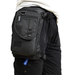 Men Waist Fanny Pack Drop Leg Thigh Bag Motorcycle Rider Nylon Canvas Military/Assault Male Cross Body Hip Belt Bum Bags