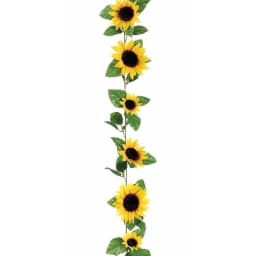 1/2/5pcs 260cm Artificial Yellow Sunflower Garland Flower Vine Wedding Floral Arch Decor Silk