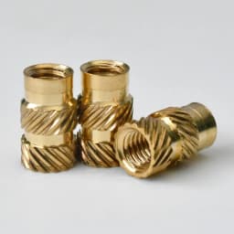 M1 M1.4 M1.6 M1.7 M2 M2.5 M3 M4 M5 M6 M8 Brass Heat Threaded Insert Nut Hot Melt Knurled Injection Embedment Nut for 3D Printer