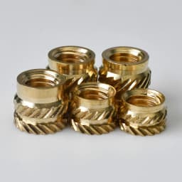 M1 M1.4 M1.6 M1.7 M2 M2.5 M3 M4 M5 M6 M8 Brass Heat Threaded Insert Nut Hot Melt Knurled Injection Embedment Nut for 3D Printer