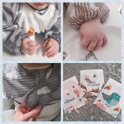 1Pcs Waterproof Eating Smock Infant Toddler Baby Cartoon Long Sleeve Art Apron Animal Smock Soft Baby Bib Burp Clothes