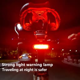Bicycle Taillight MTB Red Light Bike Rear Light USB Rechargeable LED Cycling Bike Warning Light Mountain Bicycle Lamp
