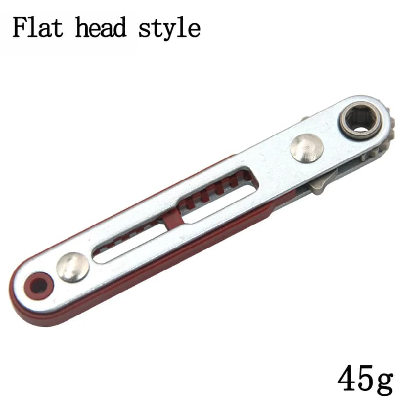 Multifunctional Bidirectional Forward and Reverse Ratchet Screwdriver Elbow Flat Head Wrench Cross Screwdriver Slotted Tool
