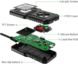 1PC YA101 OBD2 Diagnostic Instrument Multi Language Car Engine Fault Code Reading Card Diagnostic Instrument OBD Detector