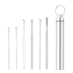 Ear Cleaner Set Earpick Ear Wax Remover Ear Spoon Curette Ear Cleaning Spiral Earpick Easy Earwax Removal Ear Cleaner Kit Gadget