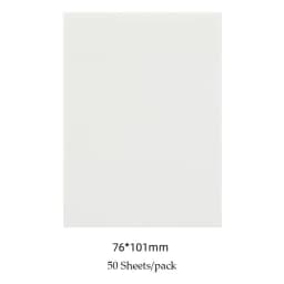 50 Sheets Creative Transparent PET Waterproof Posted It Sticky Note Pads Notepads Posits for School Stationery Office Supplies