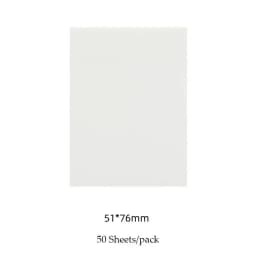 50 Sheets Creative Transparent PET Waterproof Posted It Sticky Note Pads Notepads Posits for School Stationery Office Supplies