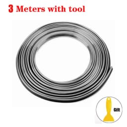 Car Moulding Decoration Flexible Strips1/3/5M Interior Auto Mouldings Car Cover Trim Dashboard Door Edgein Car-styling Universal