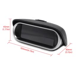 2 in 1 LCD Car Water Temp Gauge + Water Temperature Sensor 10mm Meter Voltmeter Voltage Digital Horizontal 12v 24v Accessories