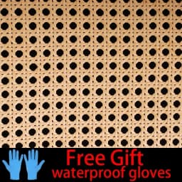 Yellow Coffee Primary Color Vinyl Cane Webbing Wicker Grid Rattan Roll Weaving Material for Chair Cabinet Furniture Decor Hot