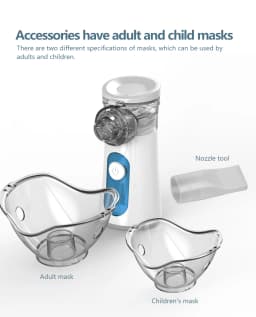 Handheld Portable autoclean Inhale Nebulizer Mesh Atomizer silent inhaler nebuliser inhalator for kids nebulizador portatil