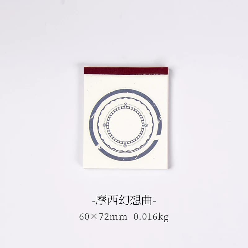 Yoofun 30sheets/book Retro Material paper Note Series Tickets Memo Paper Notes Memo Pad Diary Stationary Flakes Scrapbooking