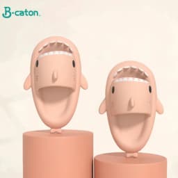 Kids Shoes Slippers Shark Flip Flops Soft Sole Cartoon Slipper Women Man Bathroom Sandal EVA Non-slip Children Shoes Sandals