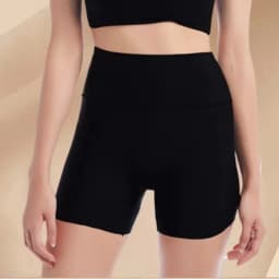 Women High Waist Panties Safety Short Pants Anti Exposure Underwear Corset Pants M L XL Black Skin White Ice Silk Traceless