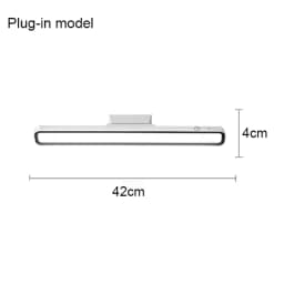 LED Desk Lamp USB Rechargeable Light Stepless Dimming Table Lamp Hanging Magnetic Bedroom Table Reading Rechargeable Night Light