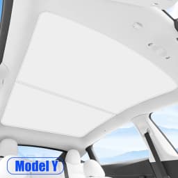 For Tesla Model 3 Y 2021-2024 New Upgrade Ice Cloth Buckle Sun Shades Glass Roof Sunshade Front Rear Sunroof Skylight