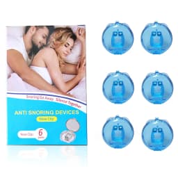 1-8PCS Anti Snoring Devices Silicone Magnetic Anti Snoring Nose Clip Easy Breathe Improve Sleeping Aid Apnea Guard Night Device