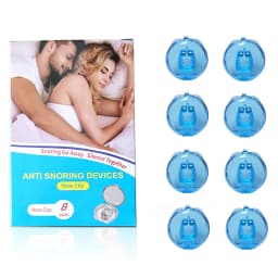 1-8PCS Anti Snoring Devices Silicone Magnetic Anti Snoring Nose Clip Easy Breathe Improve Sleeping Aid Apnea Guard Night Device