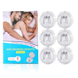 1-8PCS Anti Snoring Devices Silicone Magnetic Anti Snoring Nose Clip Easy Breathe Improve Sleeping Aid Apnea Guard Night Device