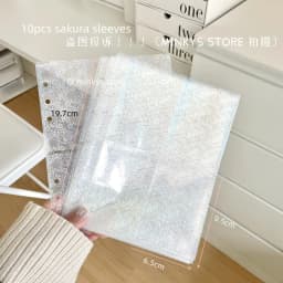 MINKYS Original Design New Color Rhombus A5 Kpop Photocard Binder Collect Book Idol Photo Card Holder Photocards Album