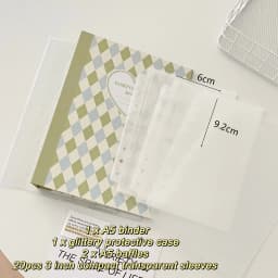 MINKYS Original Design New Color Rhombus A5 Kpop Photocard Binder Collect Book Idol Photo Card Holder Photocards Album