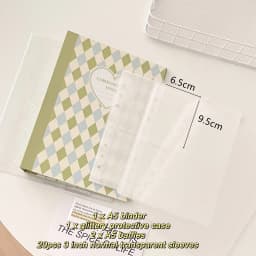 MINKYS Original Design New Color Rhombus A5 Kpop Photocard Binder Collect Book Idol Photo Card Holder Photocards Album