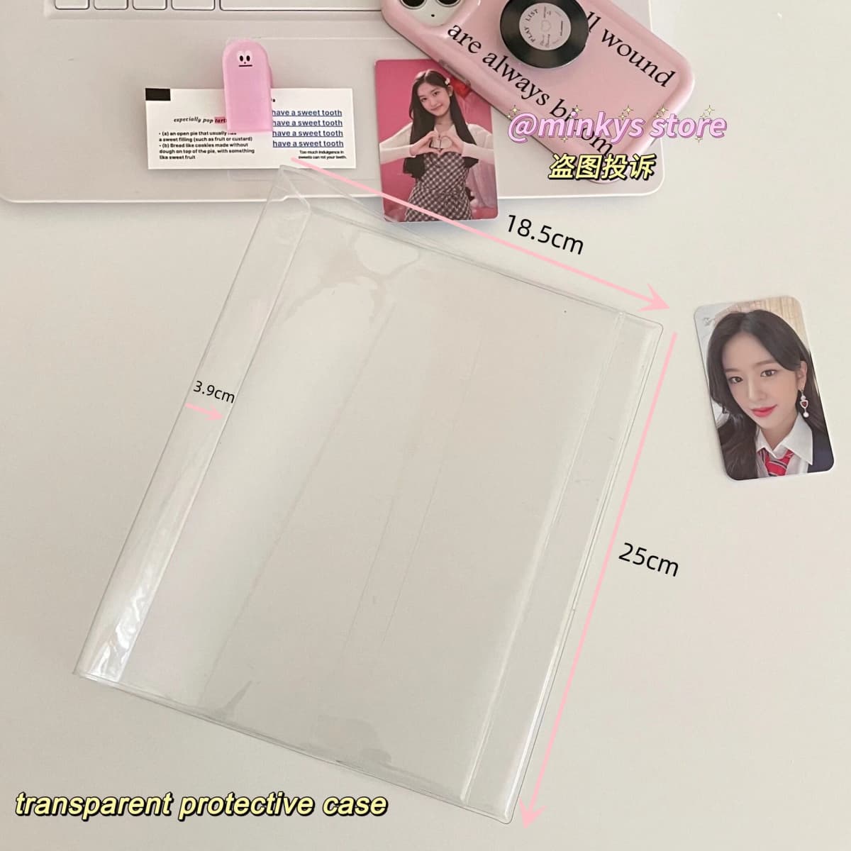 MINKYS Original Design New Color Rhombus A5 Kpop Photocard Binder Collect Book Idol Photo Card Holder Photocards Album