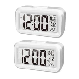 LED Digital Alarm Clock Backlight Snooze Data Time Calendar Desktop Multifunction Electronic Backlight Table Clock