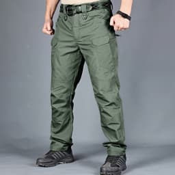 New Mens Tactical Pants Multiple Pocket Elasticity Military Urban Commuter Tacitcal Trousers Men Waterproof Cargo Pant 6XL