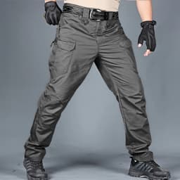 New Mens Tactical Pants Multiple Pocket Elasticity Military Urban Commuter Tacitcal Trousers Men Waterproof Cargo Pant 6XL