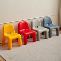 Nordic Household Chair Backrest Cute Low Stool Small Stool Plastic Stools Plastic Chairs Furniture Pouf Vanity Chair Ottoman