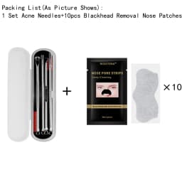 Acne Needle Remove Blackhead Blemish Pimple Comedone 4pcs/Set Double-ended Stainless Steel Facial Cleaning Skin Care