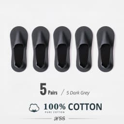 HSS 5 Pairs/Lot Men's Boat Socks 100% Cotton Deodorant Sweat Absorption Summer Sock Thin Breathable Silicone Non-slip Silk Socks
