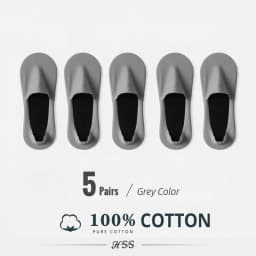 HSS 5 Pairs/Lot Men's Boat Socks 100% Cotton Deodorant Sweat Absorption Summer Sock Thin Breathable Silicone Non-slip Silk Socks