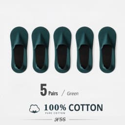 HSS 5 Pairs/Lot Men's Boat Socks 100% Cotton Deodorant Sweat Absorption Summer Sock Thin Breathable Silicone Non-slip Silk Socks