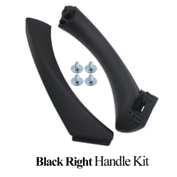 Black Beige Car Interior Left Right Door Inner Handle Panel Pull Trim Cover For BMW 3 Series E90 E91 E92 316 318 320 325 328i