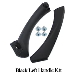 Black Beige Car Interior Left Right Door Inner Handle Panel Pull Trim Cover For BMW 3 Series E90 E91 E92 316 318 320 325 328i