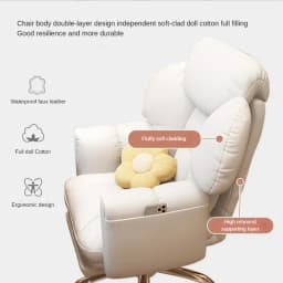 Single Sofa Computer Chair Household Office Bedroom Sedentary Recliner Chair Reclinable Electric Racing Swivel Chair Furniture