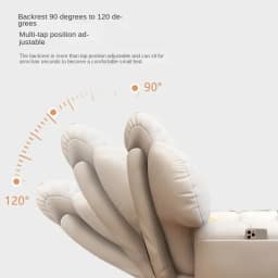 Single Sofa Computer Chair Household Office Bedroom Sedentary Recliner Chair Reclinable Electric Racing Swivel Chair Furniture