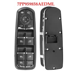 7PP959858AEDML 7PP959858RDML 7PP959858MDML Front Left Power Window Switch Button For Porsche Cayenne Macan Panamera 2011-2017