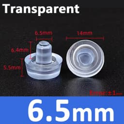 Soft Transparent silicon rubber Embedded Furniture Table Chair Leg Feet Bottom Glide Slide Pad Floor Protector Shockproof
