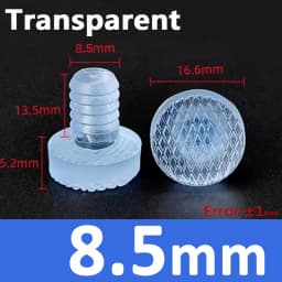 Soft Transparent silicon rubber Embedded Furniture Table Chair Leg Feet Bottom Glide Slide Pad Floor Protector Shockproof