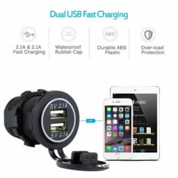 5 Gang 8 Gang Button Rocker Toggle Switch Panel Usb Control For Car Truck Marine Boat RV ATV UTV Camper Caravan Circuit Breaker