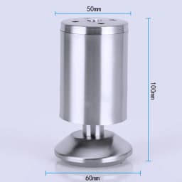 Adjustable Stainless Steel 6-30cm Furniture Legs Cabinet Table Sofa Bed Feet Furniture Legs Feet