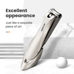 MR.GREEN Anti Splash Nail Clippers Stainless Steel Fingernail Cutter Manicure Tools Bionics Design Nail Trimmer